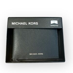 Michael Kors Black Slim Bifold Wallet